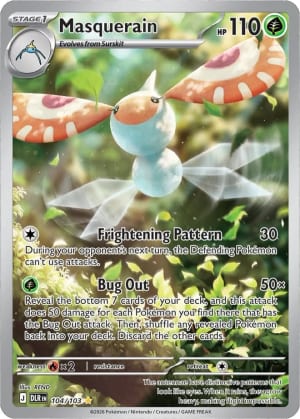 Masquerain 104/103, Illustration Rare